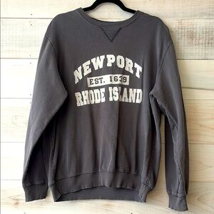 Gray Newport Rhode Island Men's Sweater